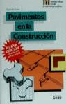 PAVIMENTOS EN LA CONSTRUCCION | 9788432929083 | CUSA RAMOS, JUAN DE