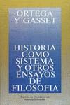 HISTORIA COMO SISTEMA | 9788420641157 | ORTEGA Y GASSET, JOSE