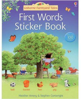 FIRST WORDS STICKER BOOK | 9780746093603 | AMERY, HEATHER : CARTWRIGHT, STEPHEN