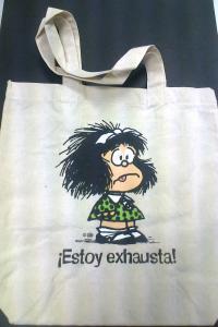 BOLSA MAFALDA ESTOY EXHAUSTA | 9788862127721 | QUINO