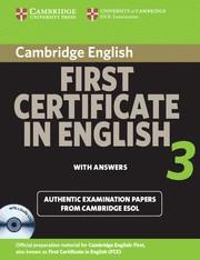 CAMBRIDGE FIRST CERTIFICATE IN ENGLISH 3 FOR UPDATED EXAM SELF-STUDY PACK (STUDE | 9780521739320 | CAMBRIDGE ESOL