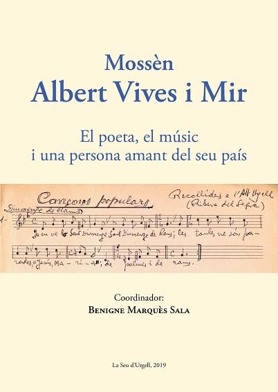 MOSSÈN ALBERT VIVES I MIR | 9788413031026 | MARQUÈS SALA, BENIGNE