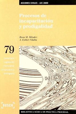 PROCESO DE INCAPACITACION Y PRODIGALIDAD (79) | 9788476768549 | MENDEZ, ROSA M. VILALTA, A ESTHER