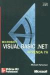 MICROSOFT VISUAL BASIC.NET APRENDA YA | 9788448132279 | HALVORSON, MICHAEL