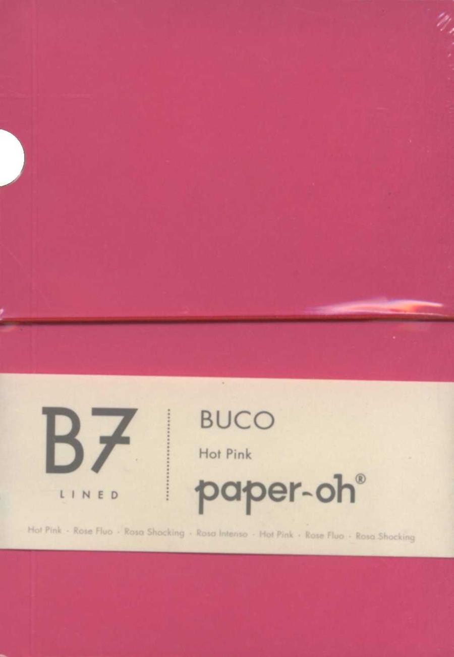 LLIBRETA B7 FUCSIA LINED PAPER OH | 9781439791547