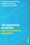 190 EXPERIENCIAS DE CIENCIAS PARA LA ENSEÑANZA SECUNDARIA | 9788497430234 | CIUTAT, O.