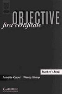 OBJECTIVE FIRST CERTIFICATE TEACHER'S BOOK | 9780521625753 | CAPEL, ANNETTE