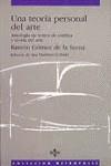 TEORIA PERSONAL DEL ARTE, UNA | 9788430916177 | GOMEZ DE LA SERNA, RAMON