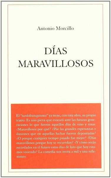 DIAS MARAVILLOSOS | 9788495786517 | MORCILLO, ANTONIO