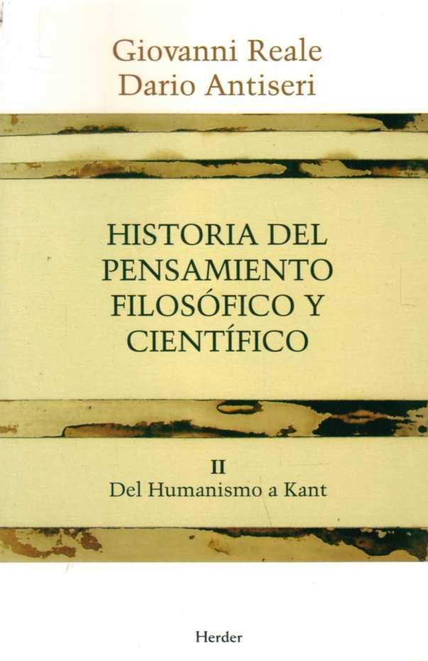 HISTORIA DEL PENSAMIENTO FILOSOFICO Y CIENTIFICO 2 (RUSTEGA) | 9788425415890 | REALE, GIOVANNI