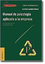 MANUAL DE PSICOLOGIA APLICADA A LA EMPRESA | 9788475777658 | CARBO PONCE, ESTEVE