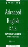 FOCUS ON ADVANCED ENGLISH CAE TEACHER'S BOOK (2003) | 9780582325708 | O'CONNELL, SUE