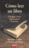 COMO LEER UN LIBRO | 9788483063804 | ADLER, MORTIMER J.