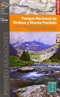 MAPA PARQUE NACIONAL DE ORDESA Y MONTE PERDIDO, CARPETA (21 MAPAS) | 9788480904872 | ALPINA, EDITORIAL