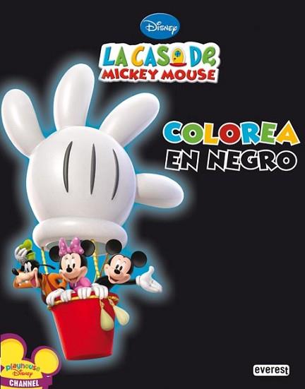 COLOREA EN NEGRO. LA CASA DE MICKEY MOUSE | 9788444166346 | AA.VV.