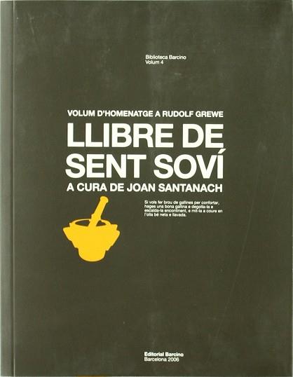 LLIBRE DE SENT SOVI EL | 9788472267213 | SANTANACH, JOAN