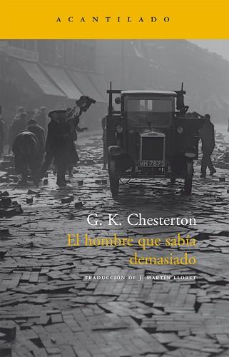 HOMBRE QUE SABIA DEMASIADO EL | 9788496489905 | CHESTERTON, G.K