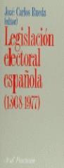 LEGISLACION ELECTORAL ESPAÑOLA (1808-1977) | 9788434428119 | RUEDA, JOSE CARLOS