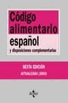 CODIGO ALIMENTARIO ESPAÑOL (2003) | 9788430940646 | DELEUZE ISASI, PALOMA