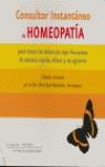 CONSULTORIO INSTANTEO DE HOMEOPATIA | 9788496194243 | BAUMANN, VERONIQUE