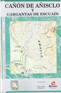 MAPA CAÑON DE AÑISCLO Y GARGANTAS DE ESCUAIN | 9788492169627 | VARIS