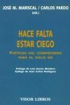 HACE FALTA ESTAR CIEGO VL-8 | 9788475229126 | MARISCAL, JOSE M.