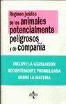 REGIMEN JURIDICO DE LOS ANIMALES POTENCIALMENTE PELIGROSOS | 9788430935956 | PEREZ MONGUIO, JOSE MARIA