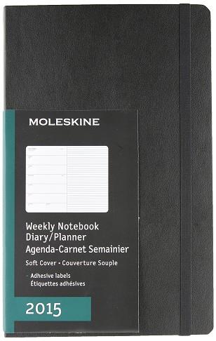 2015  WEEKLY DIARY SOFT 12 MONTHS L AGENDA SEMANAL BLANDA | 9788867322534 | AA.VV