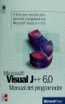 MICROSOFT VISUAL J++ 6.0 MANUAL DEL PROGRAMADOR | 9788448121174 | MICROSOFT CORPORATION