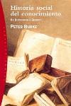 HISTORIA SOCIAL DEL CONOCIMIENTO | 9788449312205 | BURKE, PETER