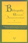 BIBLIOGRAFIA DE LA GASTRONOMIA Y LA ALIMENTACION EN ESPAÑA | 9788497041034 | SIMON PALMER, MARIA DEL CARMEN