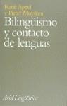 BILINGUISMO Y CONTACTO DE LENGUAS | 9788434482210 | APPEL, RENE