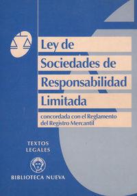 LEY DE SOCIEDADES DE RESPONSABILIDAD LIMITADA | 9788497421898 | RAMOS CARBONEROS, ANGEL LUIS (ED.)