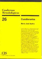 CUESTIONARIOS (CM 26) | 9788474762723 | AZOFRA, MARIA JOSE