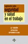 LEGISLACION SOBRE SEGURIDAD Y SALUD EN EL TRABAJO | 9788430943227 | GONZÁLEZ BIEDMA, EDUARDO