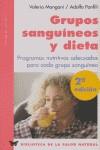 GRUPOS SANGUINEOS Y DIETA | 9788496194335 | VALERIA MANGANI ADOLFO PANFILI