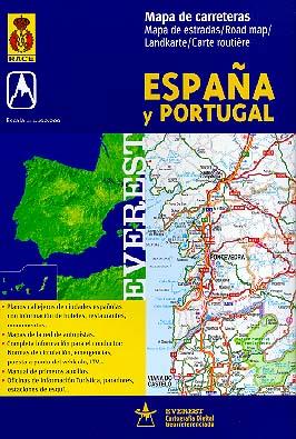 MAPA ESPAÑA Y PORTUGAL (1:1.100.000) GUSANILLO | 9788424101404 | VARIS