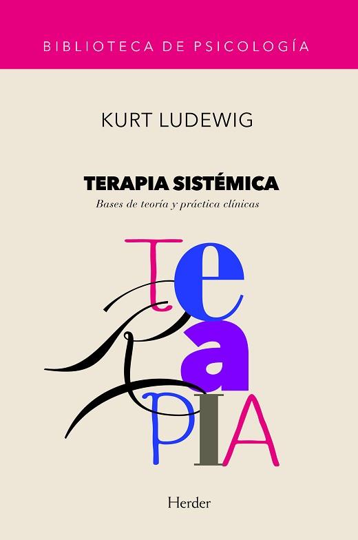 TERAPIA SISTEMATICA | 9788425419379 | LUDEWIG,  KURT