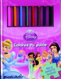 PRINCESAS COLOREA TU PUZZLE | 9788408088752 | DISNEY