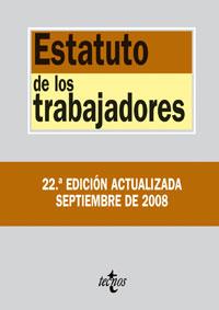 ESTATUTO DE LOS TRABAJADORES ( EDICION ACTUALIZADA O8 ) | 9788430947447 | 2008