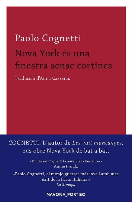 NOVA YORK ÉS UNA FINESTRA SENSE CORTINES | 9788417181437 | PAOLO COGNETTI