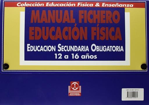 MANUAL FICHERO E.F.SECUNDARIA + LIBRO | 9788480192071 | COLECTIVO