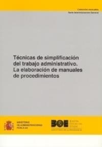 TECNICAS DE SIMPLIFICACION DEL TRABAJO ADMINISTRATIVO | 9788434011335 | VARIS