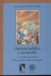 OPINION PUBLICA Y DESARROLLO | 9788483190630 | PEREDO POMBO, JOSE MARIA