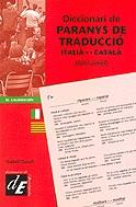 DICCIONARI DE PARANYS DE TRADUCCIO ITALIA-CATALA | 9788441208797 | TURULL, ISABEL