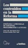 CONTENIDOS EN LA REFORMA, LOS | 9788429435894 | COLL, CESAR ... [ET AL.]