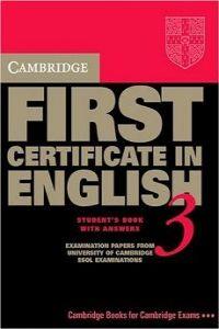 CAMBRIDGE FIRST CERTIFICATE IN ENGLISH 3 ST. WITH KEY | 9780521797719 | VARIS