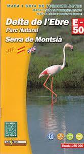 MAPA  DELTA DE L'EBRE SERRA MONTSIA E-50 | 9788480903028 | AA.VV.