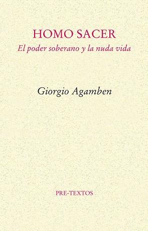 HOMO SACER | 9788481912067 | AGAMBEN, GIORGIO