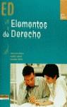 ELEMENTOS DE DERECHO FP 98 | 9788429454987 | CRESPO, JOSE LUIS